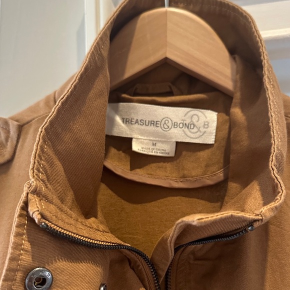 Treasure Bond Tan Military Jacket - Picture 4 of 5